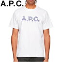 限定価格 APC アーペーセー A.P.C. メンズ Tシャツ コットン ジャージ 半袖 ホワイト Romain T シャツ