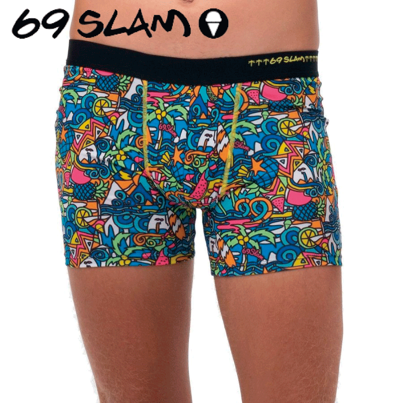 69SLAM ロックスラム ボクサーパンツ メンズ ブランド ポリエステル PICASUMMER