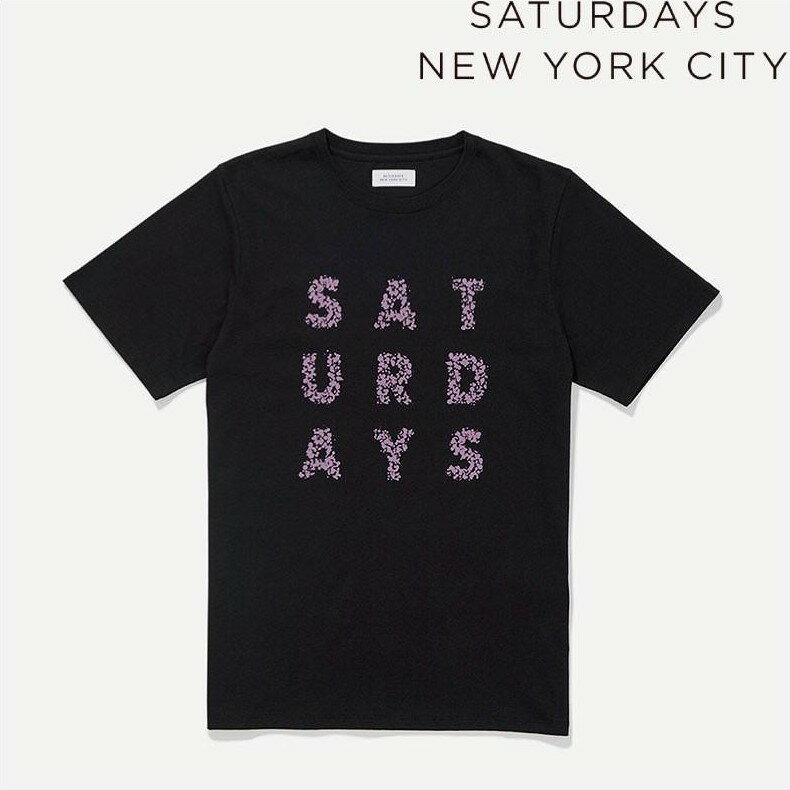 Rakuten - サタデーズニューヨーク シティ Saturdays NYC メンズ Tシャツ フォームグリッドTシャツ ブラック