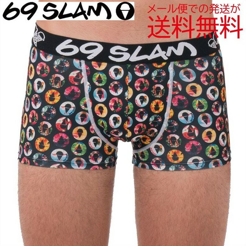 拳击裤 - クリアランスセール 69SLAM ロックスラム メンズ ショート丈ボクサーパンツ ブランド ポリエステル SPRING POGSショート