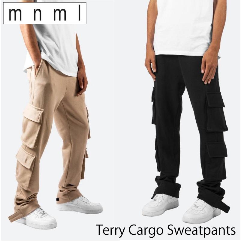 Rakuten - クリアランスセール mnml ミニマル TERRY CARGO SWEATPANTS メンズ レディース 春夏秋冬 カーゴパンツ ボトム