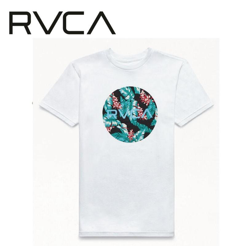 Rakuten - RVCA ルーカ Tシャツ メンズ 半袖 ロゴ バックプリント ストリート サーフ スケボー ジム トレーニング アウトドア BBQ キャンプ ブランド ルカ クルーネック コットン 夏服 新作 ユニセックス モーターフィルTシャツ ホワイト