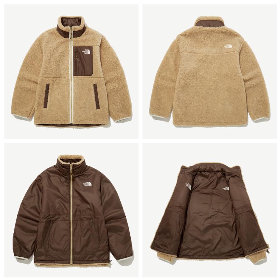 ノースフェイス フリース リバーシブル ジャケット メンズ レディース 韓国限定 THE NORTH FACE PLAY GREEN REVERSE FLEECE JACKET プレイグリーン ボア ビッグシルエット 海外限定 日本未発売 NJ4FP54