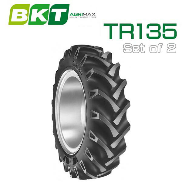 【9.5-24】BKT Tire・TR135 トラクター用バイアスタイヤ 2本セット TH5 グランフォース