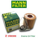 【お買い得2個セット】MANN FILTER マンフィルター HU815/2x BMW 1シリーズ(E81/87)116i 118i 120i 3シリーズ(E46/90/91) 318i 320i/AOPOF038