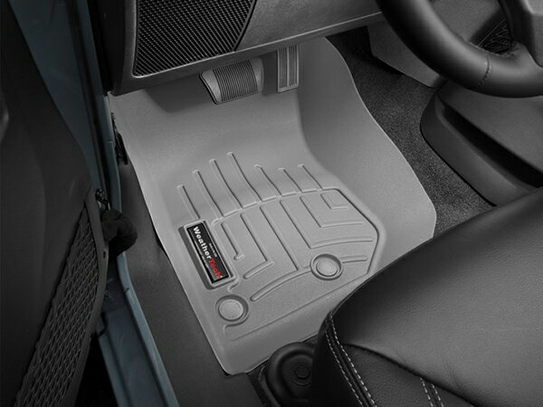 ジープ　ラングラーアンリミテッド JEEP WRANGLER （2015〜2017年）フロアマット WeatherTech/ウェザーテック フロアライナー（フロント＆リア）（グレー）　アメ車　パーツ
