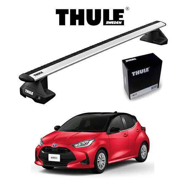 トヨタ ヤリス R2/2～（5ドア）ウイングバー EVO ルーフラック 『車種別セット』THULE Base carriers （スーリーベースキャリア） キャリアラック パーツ