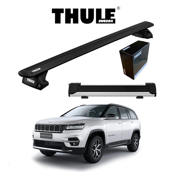 THULE Base carriers （スーリーベースキャリア） ウィングバー EVO （ブラック） スノーパックエクステンダー ジープ コマンダー JEEP COMMANDER 車種別セット THULE 商品名 THULE（スーリー）ルーフラック 商品内容 ◆フット：TH7106 (4個セット) ◆バー：TH7112B (2本セット) ◆取り付けKit：THKIT6179 ◆スノーパックエクステンダー：品番TH7325 適合車種 2022y〜 ジープ コマンダー JEEP COMMANDER ダイレクトルーフレール付車（ロンジチュード・リミテッド） 備考 最大積載重量(kg)：75 ◆スノーパックエクステンダー 最大積載数（目安）：スキー5/スノーボード2 積載幅：62cm/本体幅：77cm 製品重量：5.4kg ※最大積載数は目安です。板の幅や厚みにより変動しますので、 積載幅をご確認ください。 ■納期 メーカー取り寄せ 翌々営業日〜5営業日出荷 ※在庫状況により変動します。 ※お急ぎの場合は事前に納期の問い合わせをして下さい。 ※こちらの商品は日時指定が出来ません。THULE Base carriers （スーリーベースキャリア） ウィングバー EVO （ブラック） スノーパックエクステンダー ジープ コマンダー JEEP COMMANDER お客様装着例 &nbsp;