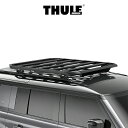 車種別ダイレクトマウント ニッサン エクストレイル NISSAN X-TRAIL T33 THULE ルーフプラットフォーム Caprock S キャップロック S TH611001 アウトドア キャンプ ルーフトップテント設置可能