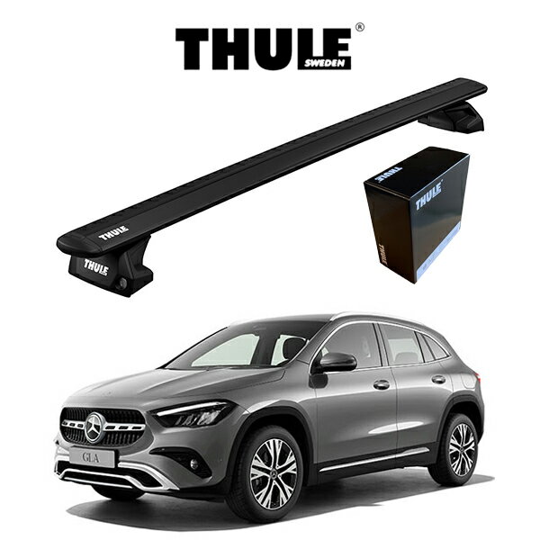 メルセデスベンツ MERCEDESBENZ GLA '20～ ダイレクトルーフレール付き車 ウィングバー EVO ブラック ..
