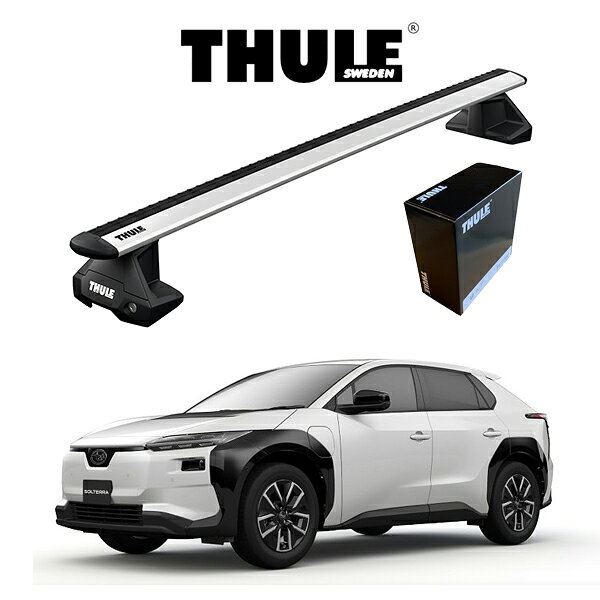 樂天商城 - スバル ソルテラ SUBARU SOLTERRA ウィングバー EVO 『車種別セット』THULE Base carriers （スーリーベースキャリア） ルーフキャリア パーツ