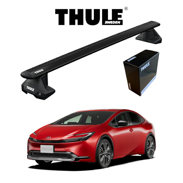 トヨタ 60系 プリウス TOYOTA 60 PRIUS ウィングバー EVO ブラック 『車種別セット』THULE Base carriers （スーリーベースキャリア） ルーフキャリア パーツ
