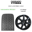 『ノキアンスタッドレスタイヤ・ホイール4本セット』nokian HAKKAPELIITTA R5SUV 235/65R18 U.S.Design CASLER（キャスラー）18×8.0J 6H/120 +50 キャデラック SRX 2010y〜 アウトドア キャンプ