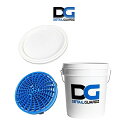 DETAIL GUARDZ ディテール ガーズ DIRT LOCK ダートロック 「ブルー」 オリジナルバケツ 18L バケツ フタ 3点セット 特許取得済み