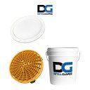 DETAIL GUARDZ ディテール ガーズ DIRT LOCK ダートロック 「ゴールド」 オリジナルバケツ 18L バケツ フタ 3点セット 特許取得済み