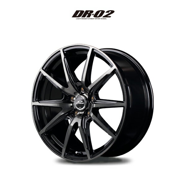 乐天商城 - 『ホイール4本セット』 MID WHEELS DR-02 15x6.0J +45 5H 100 ブラックポリッシュ＋ブラッククリア(BPC) トヨタ シエンタ MXP系 他 コンパクトカー RAYS マルカ