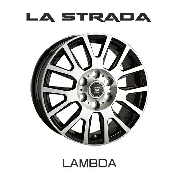 Rakuten - 『ホイール4本セット』LA STRADA TIRADO LAMBDA 17×7.0J 6H 130 ブラックポリッシュ ティラード ラムダ トヨタ グランエース専用 LTL770U55BPT