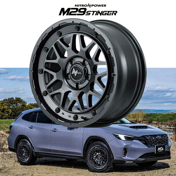 スバル レイバック SUBARU LAYBACK 『ホイール4本セット』 NITRO POWER M ...