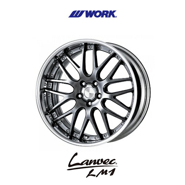 トヨタ TOYOTA プリウス PRIUS 60系【送料無料・4本セット】 WORK ワーク Lanvec LM1 ランベック・エルエムワン 20x8.0J +52 5H114.3 グリミットブラック (GTK)