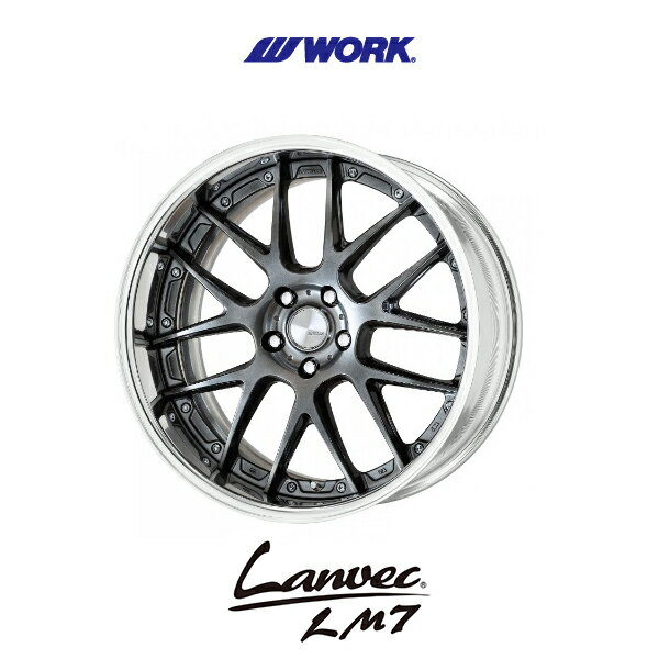 トヨタ TOYOTA プリウス PRIUS 60系【送料無料・4本セット】 WORK ワーク Lanvec LM7 ランベック・エルエムセブン 20x8.0J +50 5H114.3 グリミットブラック (GTK)
