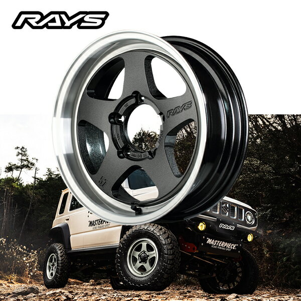 Rakuten - スズキ SUZUKI ジムニー ノマド JIMNY NOMADE JC74W 【送料無料・4本セット】RAYS レイズ ホイール GRAM LIGHTS 57FR-X 16x6.0J ET-5 5H139.7 グラスブラック/リムDC(6AZ)