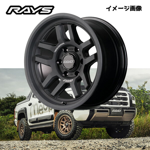 Rakuten - ミツビシ MITSUBISHI トライトン TRITON 【送料無料・4本セット】RAYS レイズ ホイール TEAM DAYTONA D325 17x8.0J +20 6H139.7 マットブラック (BPJ)
