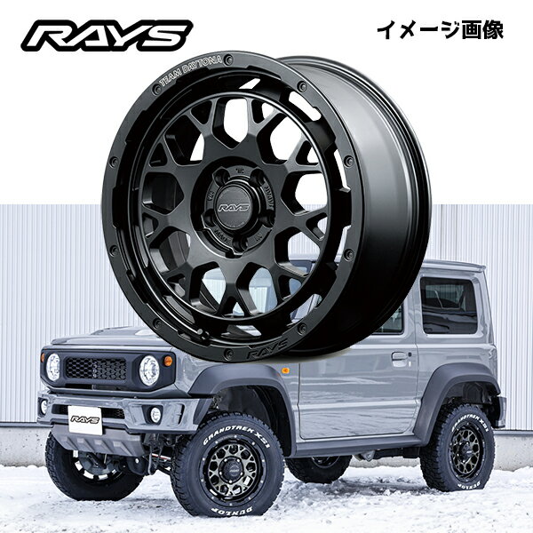 SUZUKI JIMNY スズキ ジムニー JB64W ジムニーシエラ JB74W【送料無料・4本セット】RAYS レイズ ホイール DAYTONA M9+ 16x5.5J +20 16x6.0J -5 5H/139.7 セミグロスブラック (BOJ)