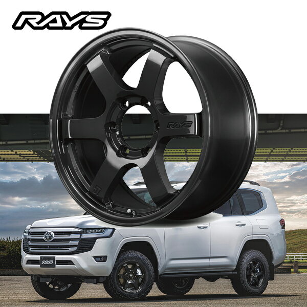 Rakuten - トヨタ TOYOTA ランドクルーザー 300 LANDCRUISER 300【送料無料・4本セット】RAYS SNOW SELECTION レイズ ホイール GRAM LIGHTS RS 57DR-X 18x8.5J +52 6-139.7 グロッシーブラック (BXZ)