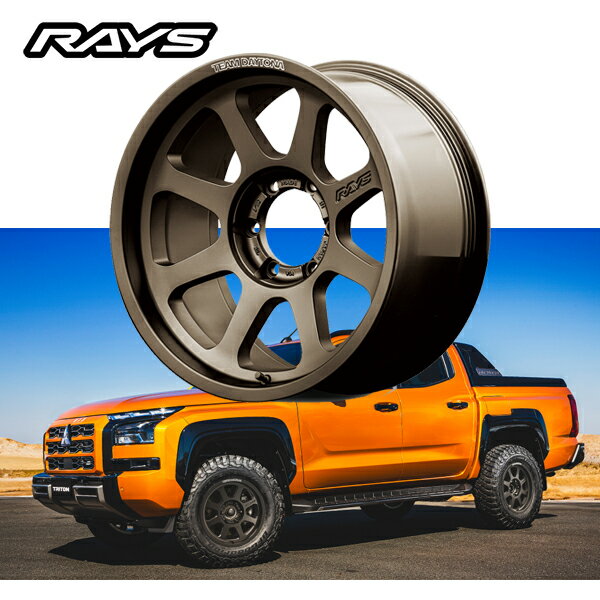 乐天商城 - ミツビシ MITSUBISHI トライトン TRITON【送料無料・4本セット】RAYS レイズ ホイール TEAM DAYTONA D108 17x8.0J +20 6-139.7 ダークブロンズ（JPJ）
