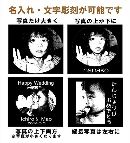 彫刻文字の位置
