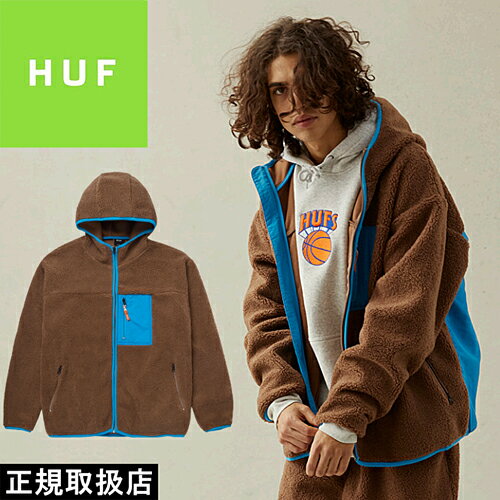 楽天7-SEVEN-HUF ハフ FORT POINT SHERPA JACKET フォート ポイント シェルパ ジャケット JK00326 OUTER アウター TOPS トップス 長袖 BOA ボア PRESENT プレゼント GIFT ギフト DUST BROWN ダスト ブラウン XL ストリート 男女兼用 人気 即日発送 翌日配達 正規取扱店 正規品 送料無料