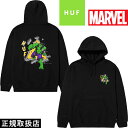 HUF ハフ HULK TT HOODIE ハルク トリプル トライアングル フーディー パーカー PF00587SU22 TOPS トップス PARKA パーカー PULLOVER プルオーバー MARVEL マーベル アメコミ アニメ 映画 コラボ LOGO ロゴ BLACK ブラック M L XL XXL 即日発送 翌日配達 正規品 送料無料