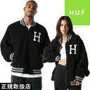 HUF nt SHERPA VARSITY JACKET VFp o[VeB WPbg JK00379HO22 OUTER AE^[ TOPS gbvX BOA {A X^W  PRESENT v[g GIFT Mtg BLACK ubN Xg[g jp  lC  zB K戵X Ki 