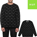HUF ハフ FUCK IT JACQUARD SWEATER ファック イット ジャカード セーター KN00036 長袖 TOPS トップス LOGO ロゴ...
