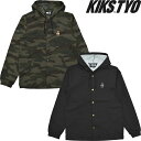 KIKS TYO LbNX eB[CI[ HOODED COACH JACKET t[fbh R[` WPbg KT1709O-04 OUTER AE^[PARKA p[J[ TOPS gbvX  PRESENT v[g GIFT Mtg  J BLACK ubN jp lC  zB K戵X Ki 