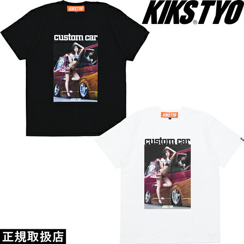 楽天7-SEVEN-KIKS TYO キックス ティーワイオー KIKSTYO × FUMINA SUZUKI × CUSTOM CAR LOGO TEE KT2308FS-01 鈴木ふみ奈 カスタム カー ロゴ ティー 半袖 Tシャツ トップス NIKE ナイキ スニーカー 靴 コラボ プレゼント ギフト WHITE BLACK 即日発送 翌日配達 正規品 送料無料