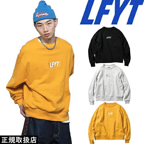 LFYT Lafayette ラファイエット LFYT BOX LOGO CREWNECK SWEATSHIRT エルエフワイティー ボックス ロゴ クルーネック スウェットシャツ LS220701 長袖 トレーナー TOPS トップス PRESENT プレゼント GIFT ギフト 男女兼用 人気 即日発送 翌日配達 正規取扱店 正規品 送料無料