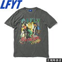 LFYT Lafayette ラファイエット LFYT × CJ FLY RAP TEE エルエフワイティー シージェイ フライ ラップ ティー LE230146 Tシャツ 半袖 トップス コラボ HIPHOP ヒップホップ コラボ プレゼント ギフト ビンテージ BLACK ブラック M L XL 即日発送 翌日配達 正規品 送料無料