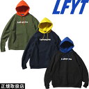 LFYT エルエフワイティー Lafayette LOGO 2TONE HOODIE ラファイエット ロゴ ツートン フーディー LE240501 PARKA パーカー PULLOVER プルオーバー TOPS トップス 長袖 PRESENT プレゼント GIFT ギフト 初売り 男女兼用 人気 即日発送 翌日配達 正規取扱店 正規品 送料無料