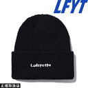LFYT エルエフワイティー Lafayette LOGO BEANIE ラファイエット ロゴ ビーニー LA241412 KNIT ニット CAP キャップ ...