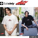 Subciety サブサエティ DRIVE S/S ドライブ ショートスリーブ 105-40267 半袖 Tシャツ TOPS トップス LOGO ロゴ COLLABORATION コラボ 仮面ライダー 稲葉友 PRESENT プレゼント GIFT ギフト ホワイト ブラック 男女兼用 人気 即日発送 翌日配達 正規取扱店 正規品 送料無料