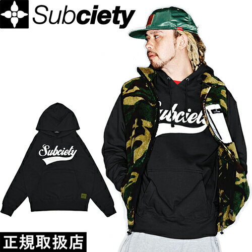 Subciety サブサエティ PARKA - GLORIOUS - パーカー グロリアス 10568 HOODIE フーディー PULLOVER プルオーバー TOPS トップス LGOO ロゴ BLACK ブラック M PRESENT プレゼント GIFT ギフト ストリート 男女兼用 即日発送 翌日配達 正規取扱店 正規品 送料無料