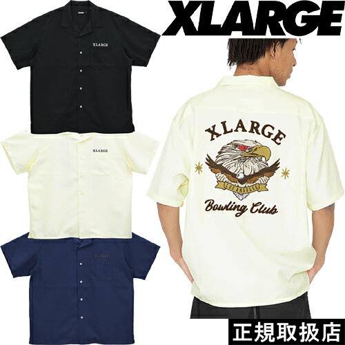 XLARGE ȥ顼 BOWLING CLUB S/S SHIRT 101232014002 ܡ  硼ȥ꡼  Ⱦµ TOPS ȥåץ  OG    OFF WHITE եۥ磻 BLACK ֥å BLUE ֥롼 M L XL  ¨ȯ ã ̵