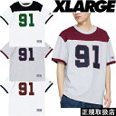 エクストララージ 服 メンズ XLARGE エクストララージ FOOTBALL S/S TEE 101232011003 フットボール ショートスリーブ ティー Tシャツ 半袖 TOPS トップス ゴリラ ロゴ スタンダード soccer サッカー 91 BLACK ブラック BURGUNDY バーガンディ NAVY ネイビー M L XL 正規品 即日発送 翌日配達 送料無料