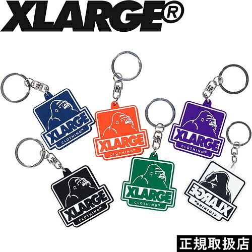 楽天7-SEVEN-XLARGE エクストララージ OG RUBBER KEYHOLDER オージー ラバー キーホルダー 101221054001 accessory アクセサリー 小物 present プレゼント gift ギフト 定番 人気 OG ゴリラ ロゴ 白 黒 紫 オレンジ 緑 紺 即日発送 翌日配達 正規品 送料無料