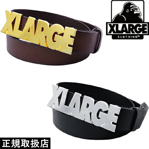 楽天7-SEVEN-XLARGE エクストララージ XL METAL BUCKLE BELT 101223054001 エックスエル メタル バックル ベルト accessory アクセサリー 小物 アクセント スタンダード OG ゴリラ ロゴ BLACK ブラック BROWN ブラウン プレゼント ギフト 牛革 即日発送 翌日配達 正規品 送料無料