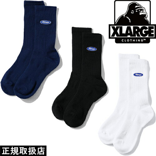 XLARGEȥ顼OVALLOGOEMBROIDEREDSOCKS
