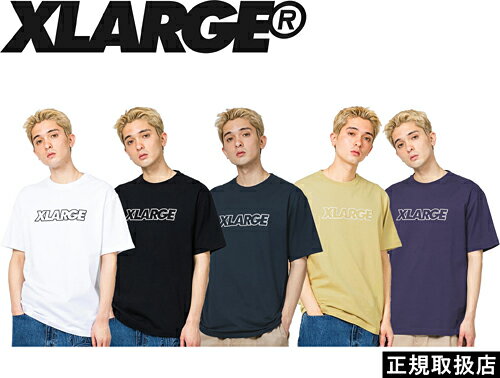 XLARGE エクストララージ STANDARD LOGO S/S TEE スタンダード ロゴ ショートスリーブ ティー 101213011020 半袖 Tシャツ TOPS トップス OG GORILLA オージー ゴリラ PRESENT プレゼント GIFT ギフト BEIGE ベージュ L XL 男女兼用 人気 即日発送 翌日配達 正規品 送料無料