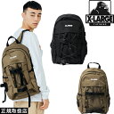 XLARGE エクストララージ STANDARD LOGO TRUCK HOOK BACKPACK 01193018 101232053002 スタンダード ロゴ トラック フック バックパック BAG バッグ RUCKSACK リュック サック 鞄 OG ゴリラ ロゴ プレゼント BLACK ブラック BEIGE ベージュ 即日発送 翌日配達 正規品 送料無料