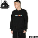 XLARGE エクストララージ PAISLEY STANDARD LOGO CREWNECK SWEAT ペイズリー スタンダード ロゴ クルーネック スウェット 01194215 長袖 TOPS トップス OG GORILLA LOGO オージー ゴリラ ロゴ プレゼント ギフト BLACK ブラック 男女兼用 正規品 即日発送 翌日配達 送料無料